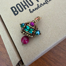 Load image into Gallery viewer, Duyog Tiger Eye Magenta Charm/Pendant