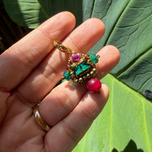 Load image into Gallery viewer, Duyog Tiger Eye Magenta Charm/Pendant