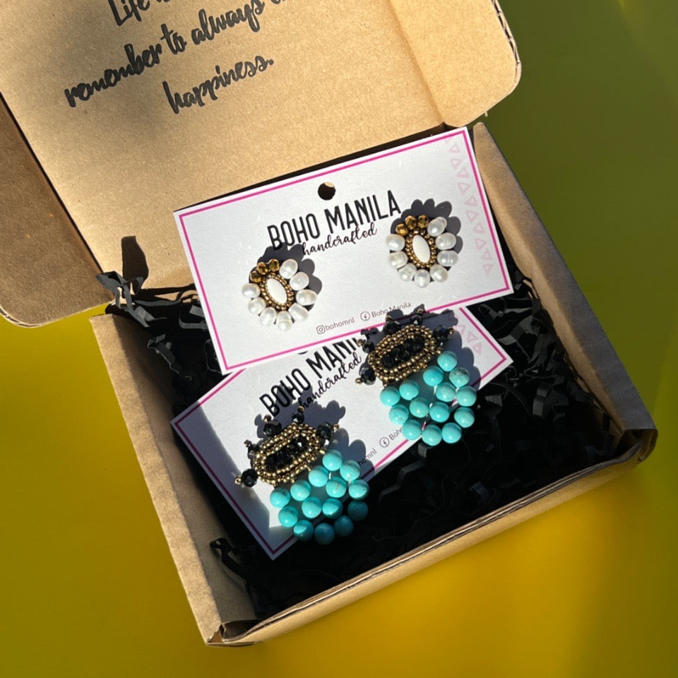 Bernila Turquoise and Rou Pearl