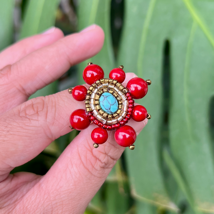 Chelsea Cinnabar Ring