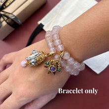 Load image into Gallery viewer, Ugnay Bracelet in Light Bloom - can hold one charm