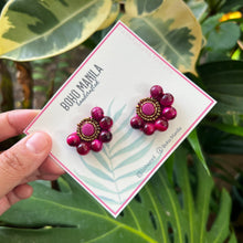 Load image into Gallery viewer, Tamryn in Viva Magenta Tiger Eye Semi Precious Stones